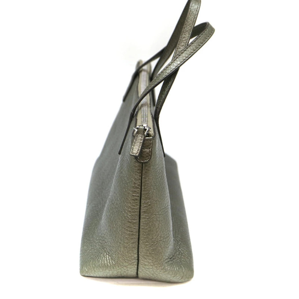 GUCCI Interlocking GG Soho Handbag Leather Gray - Picture 4 of 10